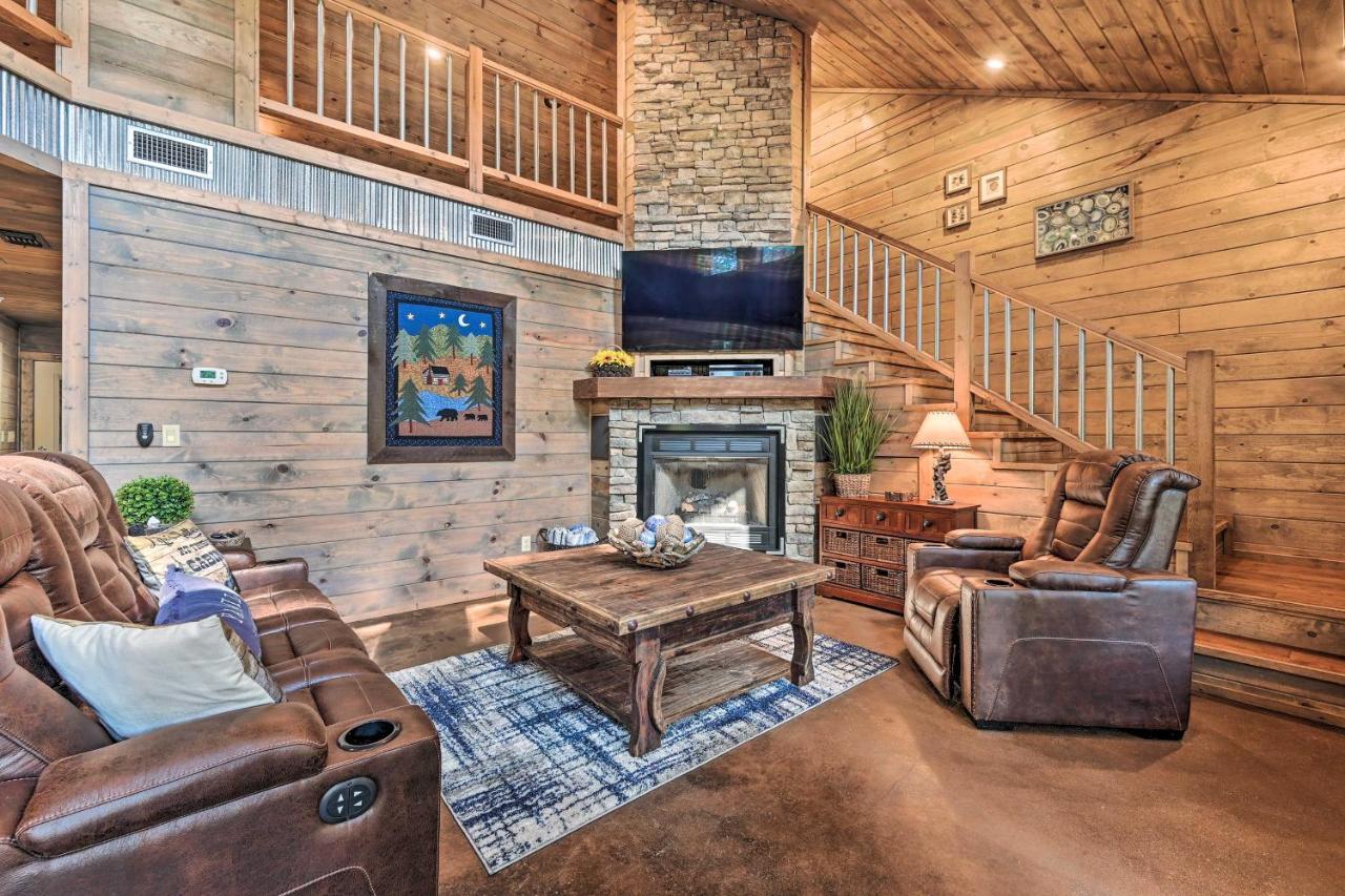 Luxe Broken Bow Cabin With Tesla Charging Station Stephens Gap Buitenkant foto