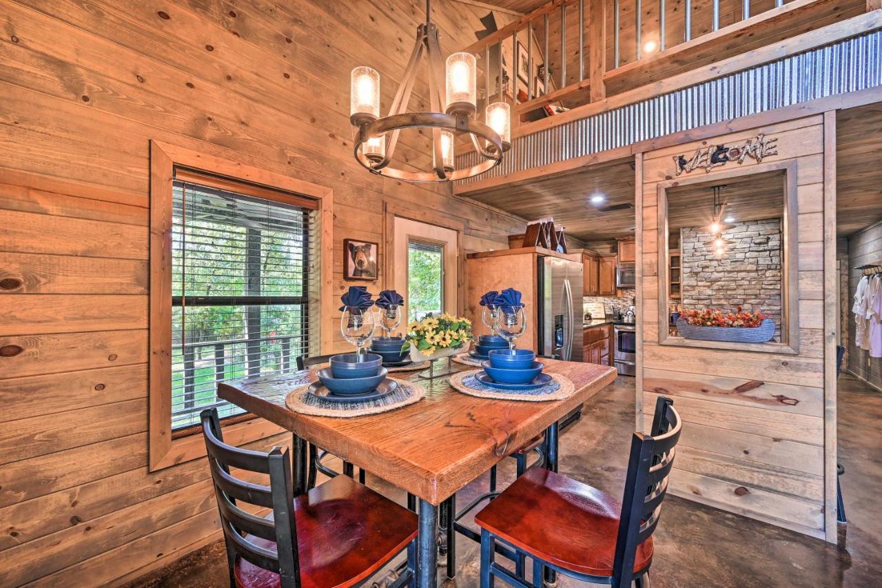 Luxe Broken Bow Cabin With Tesla Charging Station Stephens Gap Buitenkant foto