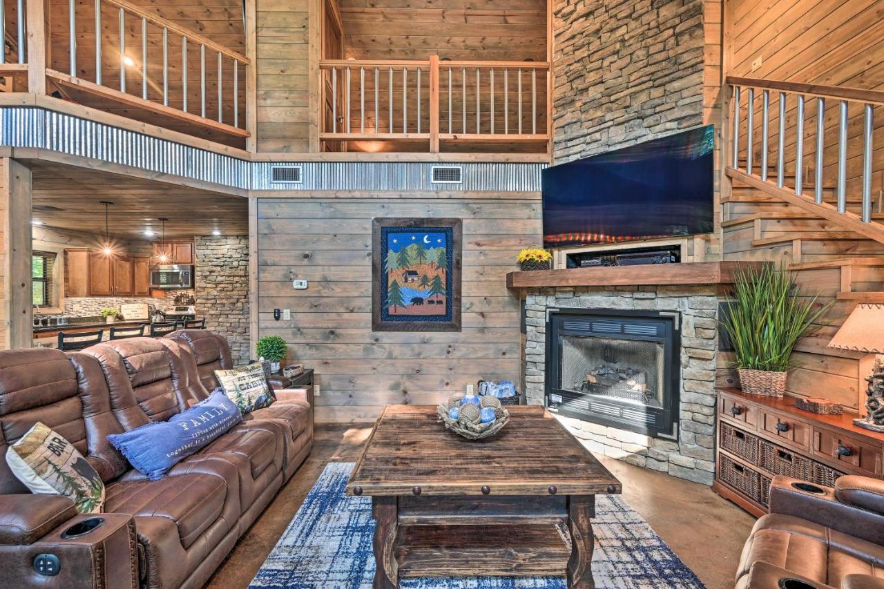 Luxe Broken Bow Cabin With Tesla Charging Station Stephens Gap Buitenkant foto