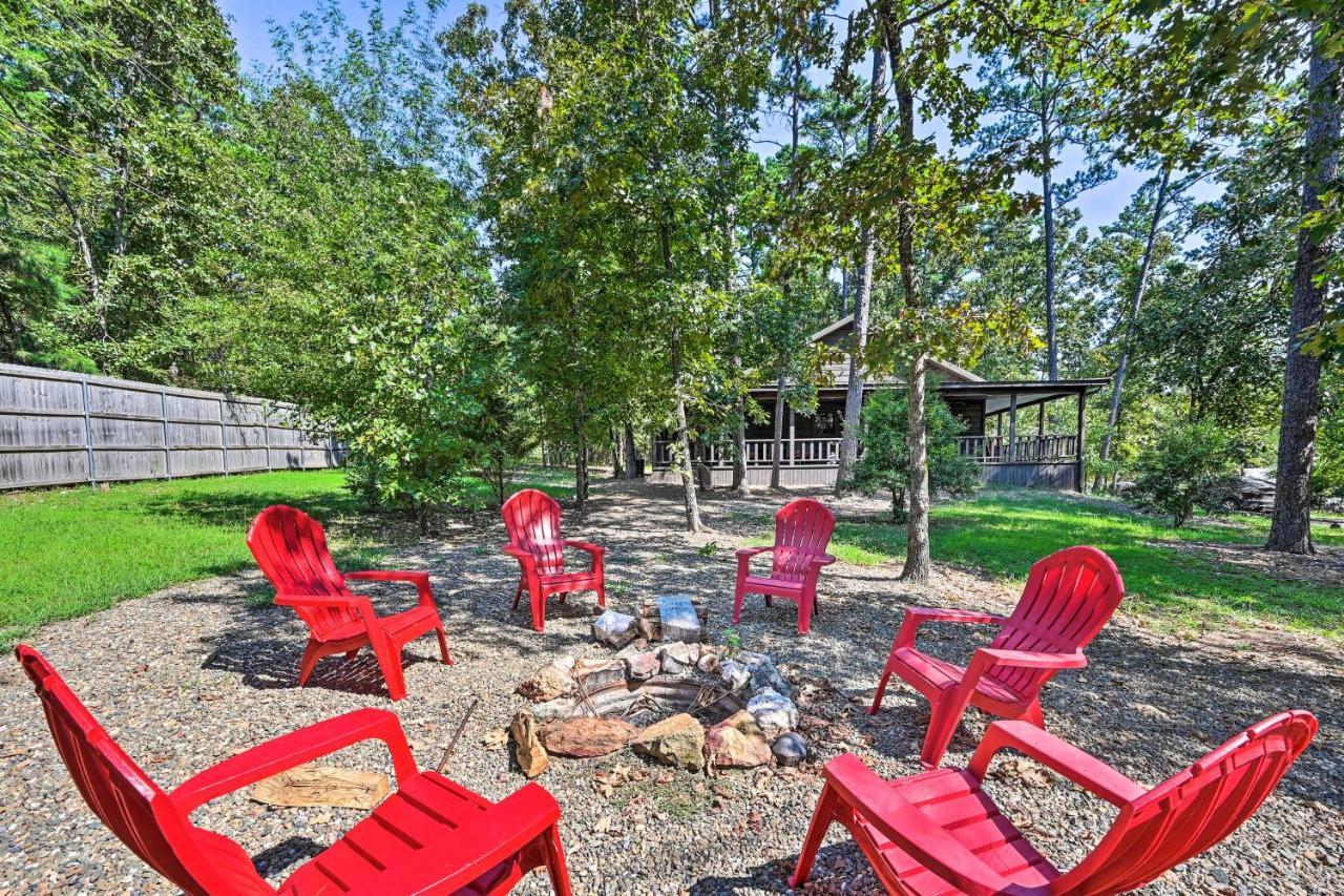 Luxe Broken Bow Cabin With Tesla Charging Station Stephens Gap Buitenkant foto