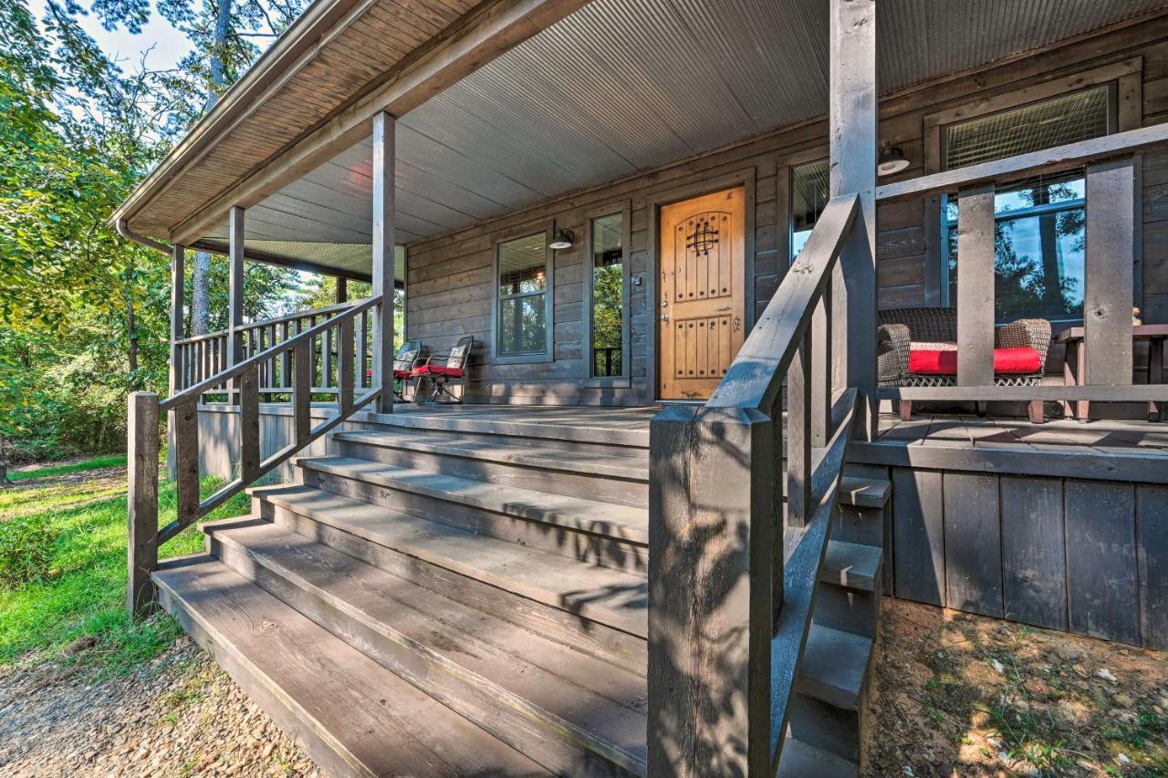 Luxe Broken Bow Cabin With Tesla Charging Station Stephens Gap Buitenkant foto