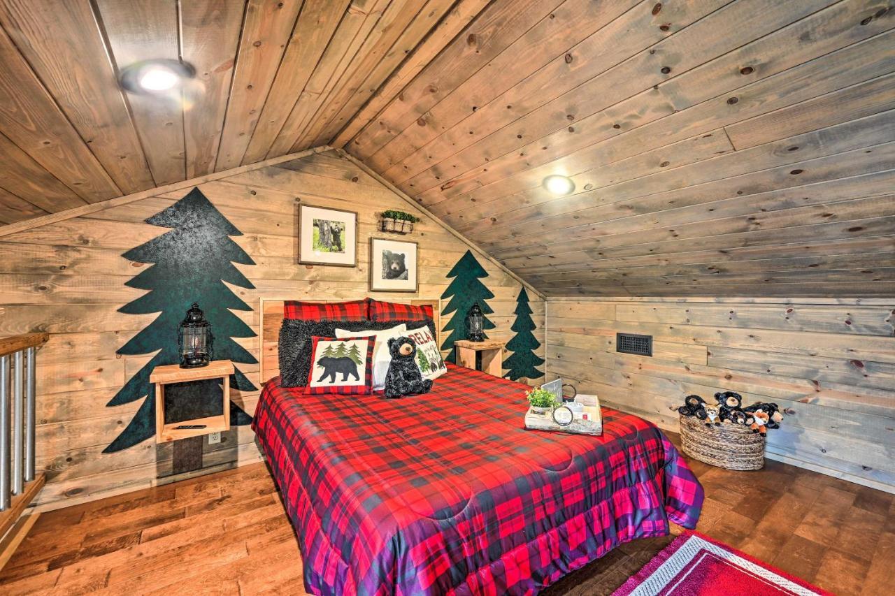 Luxe Broken Bow Cabin With Tesla Charging Station Stephens Gap Buitenkant foto